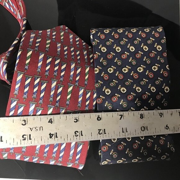 Brooks Brothers Silk Ties Mens Neckwear Stripes Striped Office Business Couture - Picture 5 of 5